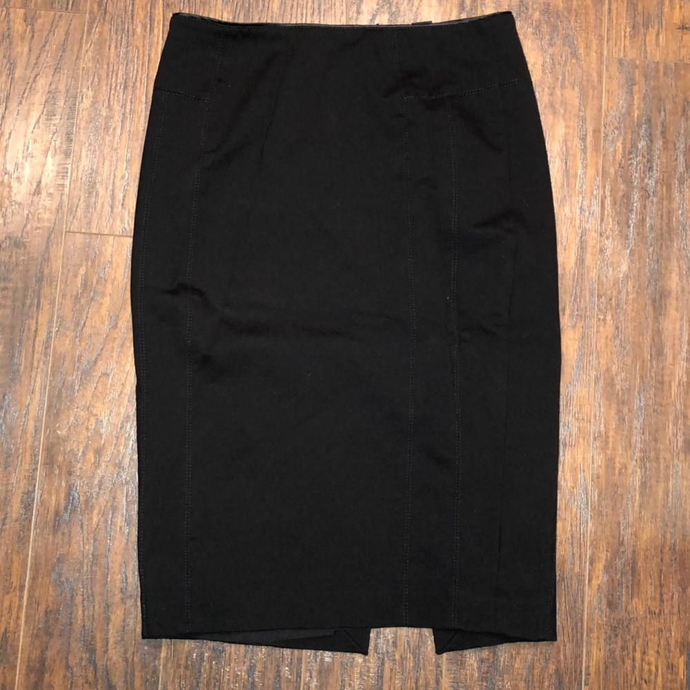Black pencil skirt